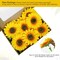 8 Bundles Summer Bouquets Artificial Sunflowers & Daisies – UV Resistant Silk Flowers for Patio, Porch & Garden Decor (Yellow)